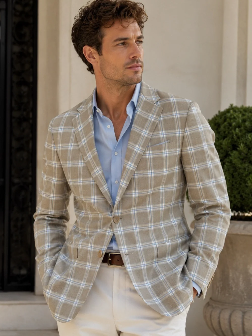Tom James Royal Classic Collection Bespoke Sport Coat, 48R *see measurements*